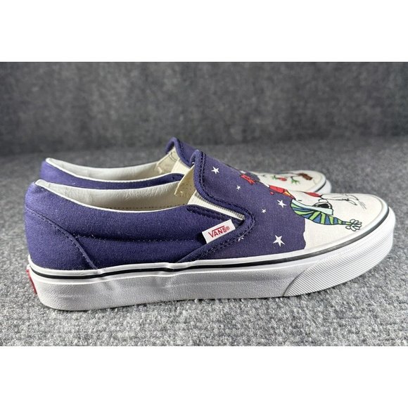 Vans Slip On Peanuts Christmas Tree Charlie Brown Snoopy Men's 8.0 Women's 9.5 - Picture 4 of 12